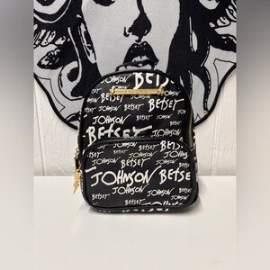 Betsey Johnson mini graffiti small logo backpack